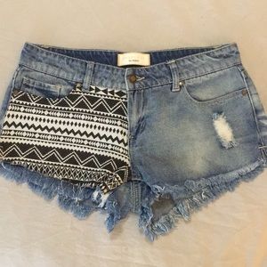 Angel Kiss Denim Shorts